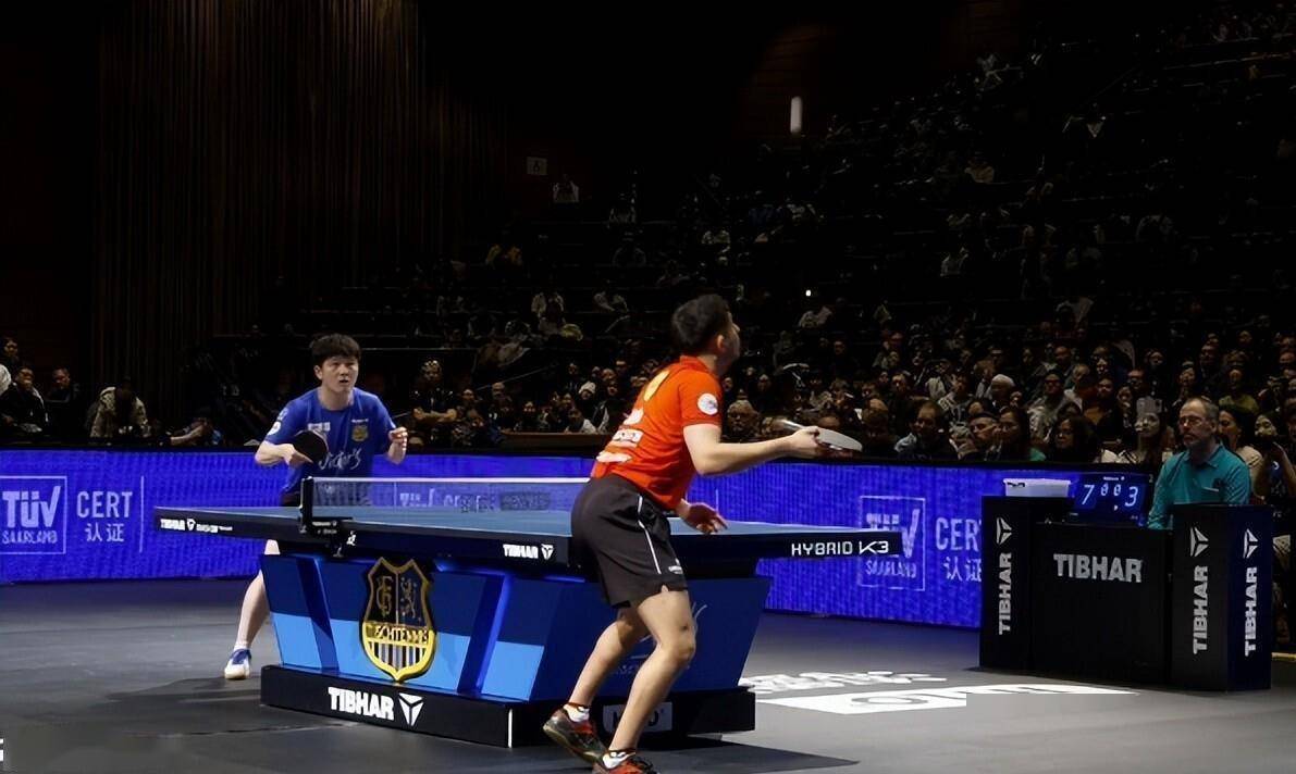 德甲12月22日战报:打赢雨果和弗队的贾哈,他的高抛发球到樊振东面前就失灵